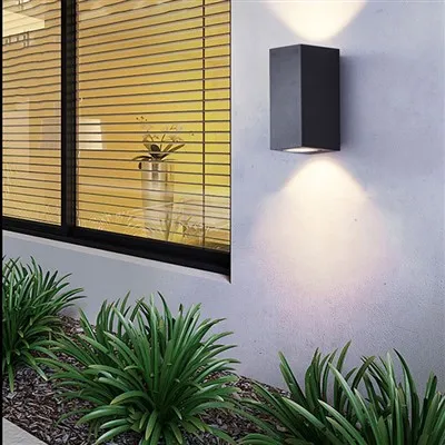 Lampa Balla Taobh Dhíon Ais Chearnóg Simplí