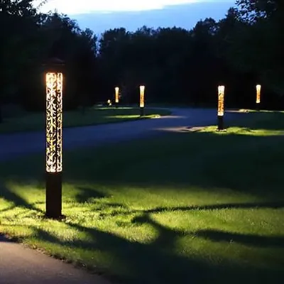 Bollards Soilsithe CorTen Uathúla